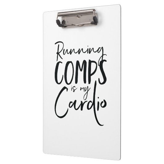 Running Comps is mijn Cardio RE klembord (Links)