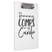 Running Comps is mijn Cardio RE klembord (Rechts)