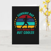 Running Dad - Cool Vaders Day Gift Kaart (Gele Bloem)
