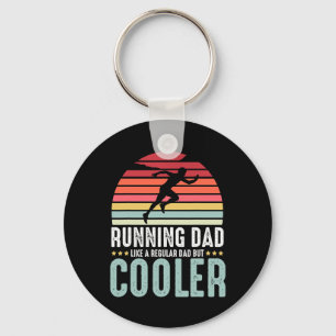 Running Dad Funny Marathon Runner Vaderdag Dis Sleutelhanger