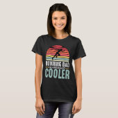 Running Dad Funny Marathon Runner Vaderdag Dis T-shirt (Voorkant volledig)