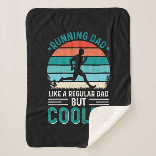 Running Dad Sherpa Deken (Voorkant)