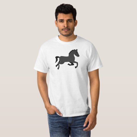 Running Dark Horse 🐎 Logo Aanpasbaar Festival T-shirt (Voorkant volledig)