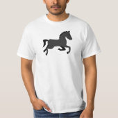 Running Dark Horse 🐎 Logo Aanpasbaar Festival T-shirt (Voorkant)