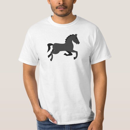 Running Dark Horse 🐎 Logo Aanpasbaar Festival T-shirt (Voorkant)