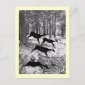Running Deer Briefkaart (Voorkant)
