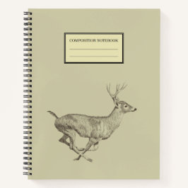 Running Deer Spiral Notitieboek