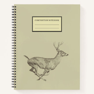 Running Deer Spiral Notitieboek