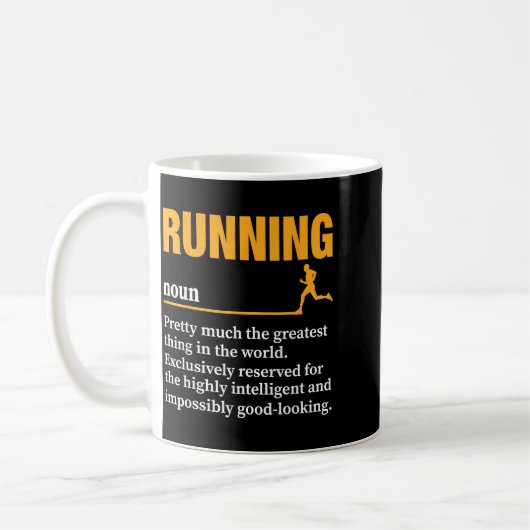 Running Definition Humor Marathon Funny Athlete Ru Koffiemok (Links)