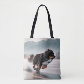 Running Dog Tote Bag (Voorkant)