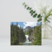 Running Eagle Falls in Glacier National Park Briefkaart (Staand voorkant)
