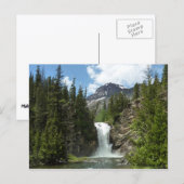 Running Eagle Falls in Glacier National Park Briefkaart (Voorkant / Achterkant)