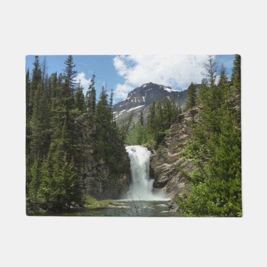 Running Eagle Falls in Glacier National Park Deurmat (Voorkant)