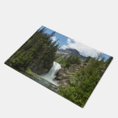 Running Eagle Falls in Glacier National Park Deurmat (Schuin)