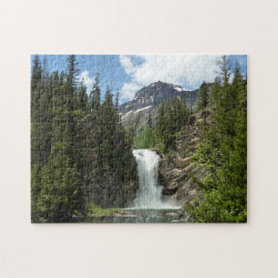 Running Eagle Falls in Glacier National Park Legpuzzel