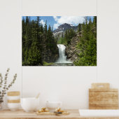 Running Eagle Falls in Glacier National Park Poster (Keuken)