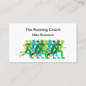 Running- en atletiektrainer visitekaartje (Voorkant)