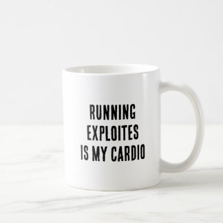 Running Exploits Is My Cardio Funny Ethical Hacker Koffiemok