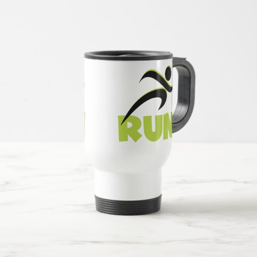 Running Fitness Run Groen Reisbeker (Voorkant rechts)