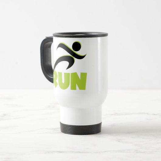 Running Fitness Run Groen Reisbeker (Voorkant links)