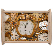 Running Flow Time Klok Horloge Club Bar Room Tray