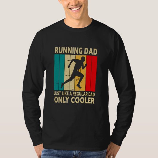 Running For Men Dad Marathon Runner Coach Marathon T-shirt (Voorkant)