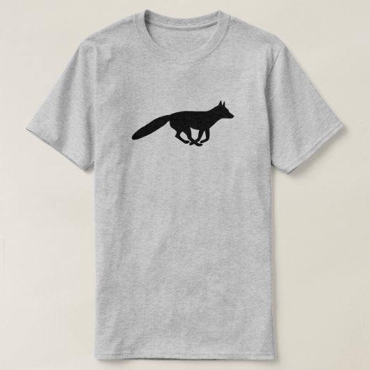Running Fox Silhouet T-shirt (Design voorkant)