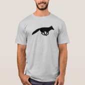Running Fox Silhouet T-shirt (Voorkant)