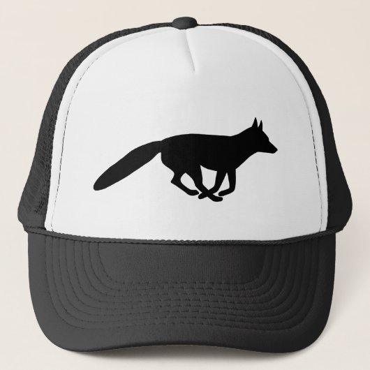 Running Fox Silhouet Trucker Pet (Voorkant)