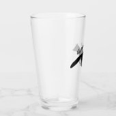 Running Fox Silhouette | Cool Gepersonaliseerd Glas (Rechts)
