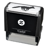 Running Fox Silhouette Wildlife Zelfinktende Stempel (Product)