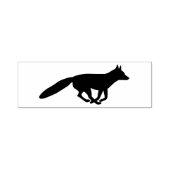 Running Fox Silhouette Wildlife Zelfinktende Stempel (Design)