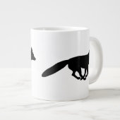 Running Fox Silhouetten Grote Koffiekop (Voorkant rechts)