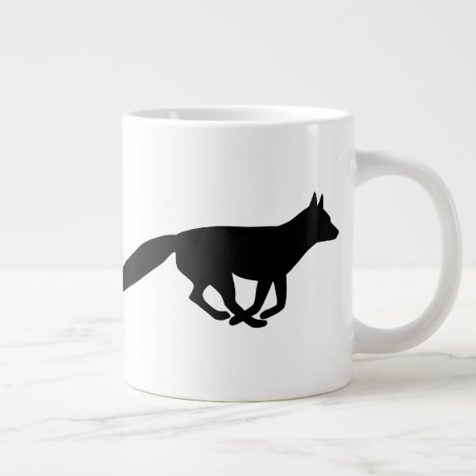 Running Fox Silhouetten Grote Koffiekop (Rechts)