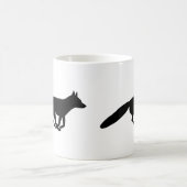 Running Fox Silhouetten | wild dier Koffiemok (Center)