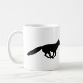 Running Fox Silhouetten | wild dier Koffiemok (Links)