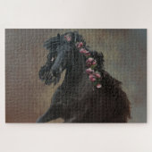 Running Friesian - Puzzel Legpuzzel (Horizontaal)
