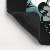 Running From My Dark Thoughts Funny Raccoon Hallow Muismat (Hoek)