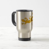 Running Gecko gold Reisbeker (Voorkant links)