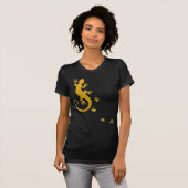 Running Gecko gold T-shirt (Voorkant volledig)