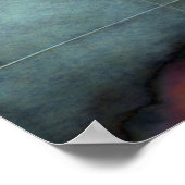 Running Gecko | mozaïekrooster Poster (Hoek)