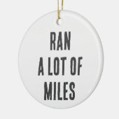 Running Gift, Cross Country Gift, Marathon Keramisch Ornament (Links)
