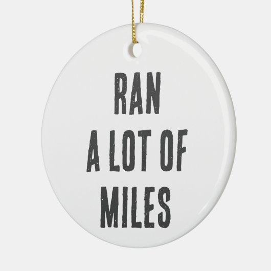 Running Gift, Cross Country Gift, Marathon Keramisch Ornament (Links)