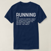 Running Gift Introvert Marathon Runner Running Def T-shirt (Design voorkant)