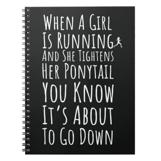 Running Gifts For Girls For Her Women Runner Kids Notitieboek (Voorkant)