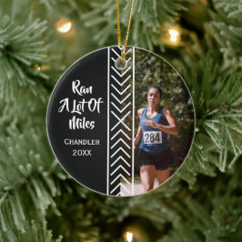 Running Gifts Runner Marathon Miles Marathoner Keramisch Ornament