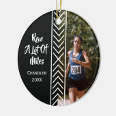 Running Gifts Runner Marathon Miles Marathoner  Keramisch Ornament (Links)