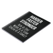 Running Gifts Team Runners Cross Country Atleet Notitieboek (Linkerzijde)