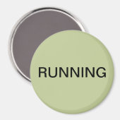Running groene vaatwasser magneet (Voorkant / Achterkant)