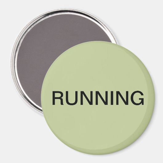 Running groene vaatwasser magneet (Voorkant / Achterkant)